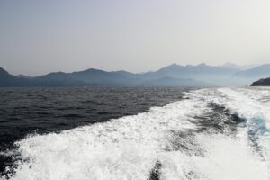 water on a lake
